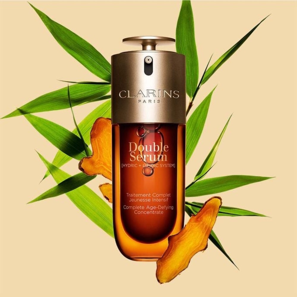 NWT Clarins DOUBLE SERUM® - Anti-Aging + Anti-Wrinkle Serum